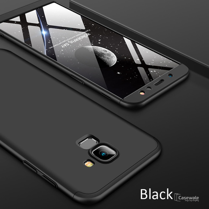 360 Protection Hard Phone Case for Galaxy A6 [100% Original GKK]