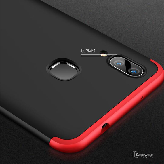 360 Full Body Protection Hard Matte Case For Vivo V9