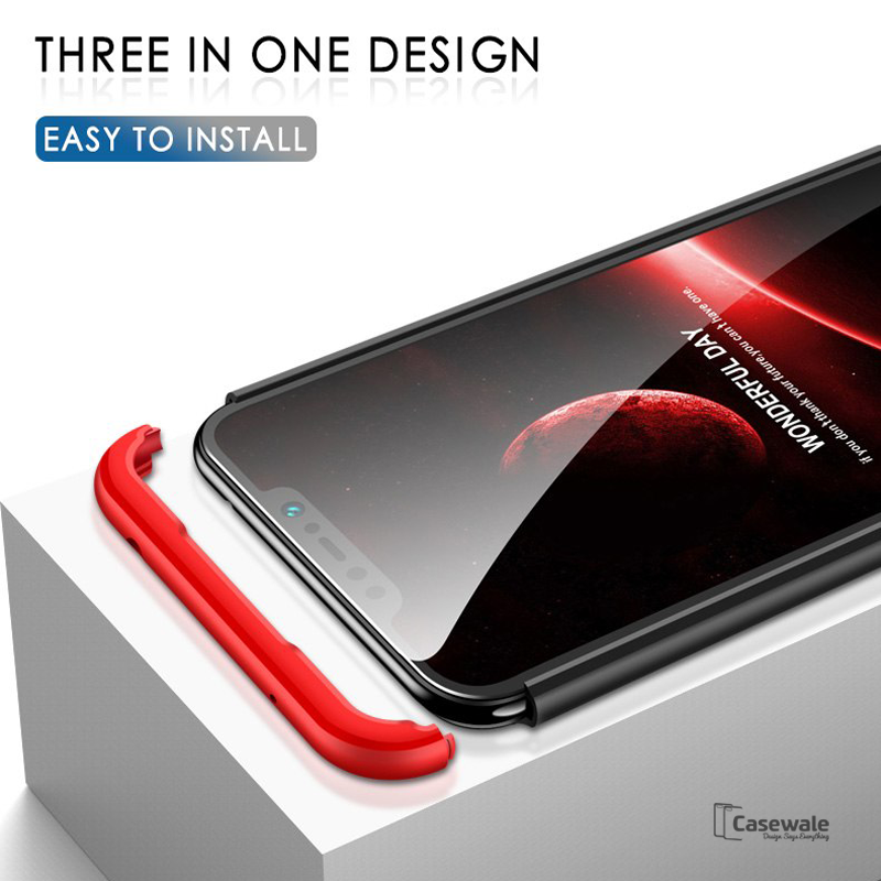 360 Protection Hard Phone Case for Mi Poco F1 [100% Original GKK]