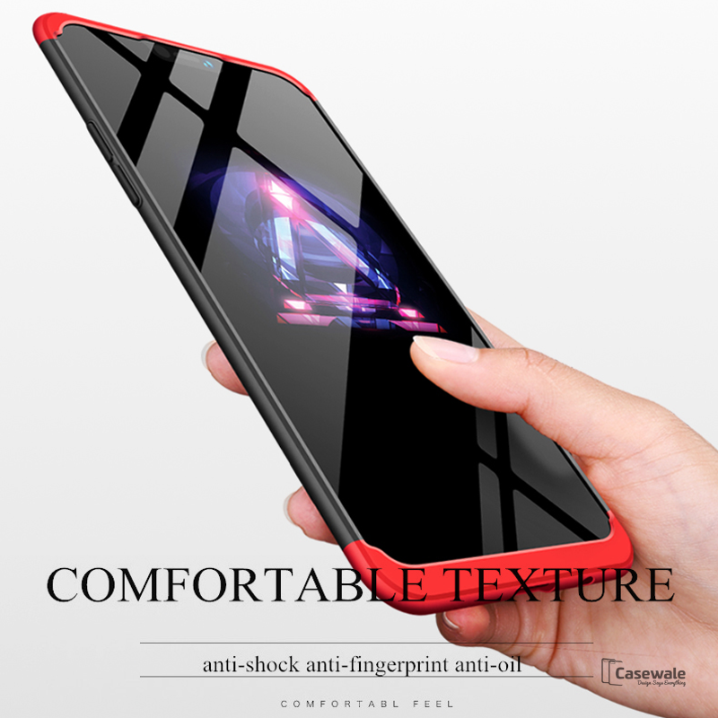 360 Full Body Protection Hard Matte Case for OnePlus 6 [100% Original GKK]