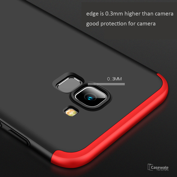 360 Protection Hard Phone Case for Galaxy A6 [100% Original GKK]