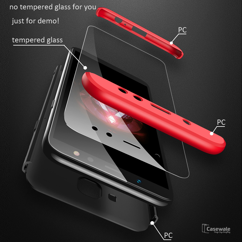 360 Protection Hard Phone Case for Galaxy A6 [100% Original GKK]