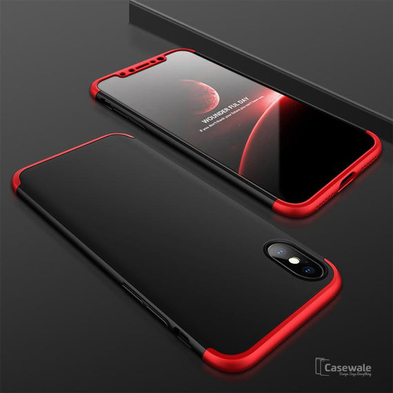 360 Full Body Protection Hard Matte Case For Apple iPhone X