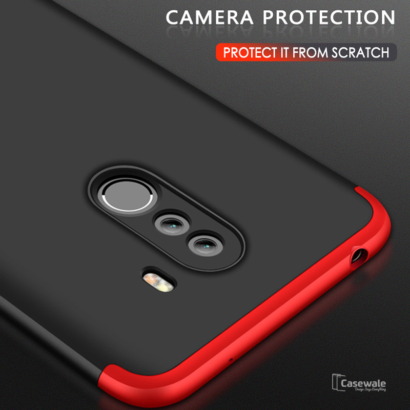 360 Protection Hard Phone Case for Mi Poco F1 [100% Original GKK]