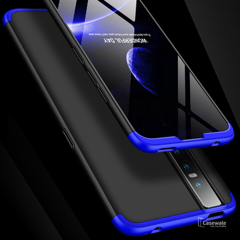 360 Full Body Hard Protection Matte Case For Vivo V15 Pro