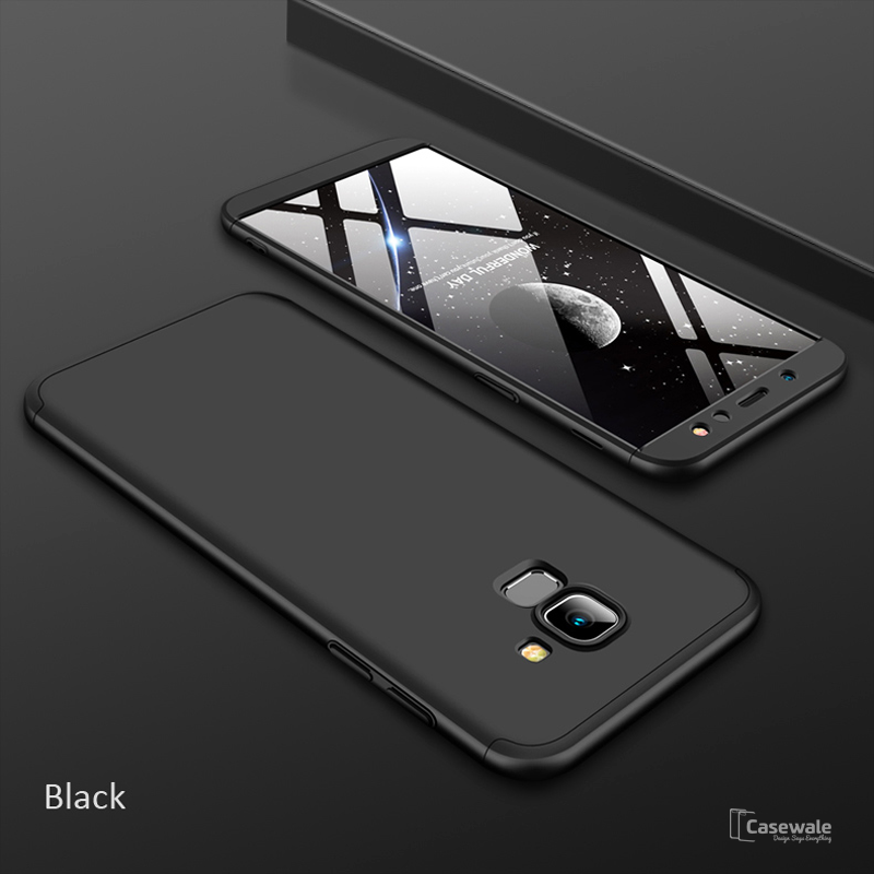 360 Protection Hard Phone Case for Galaxy A6 [100% Original GKK]