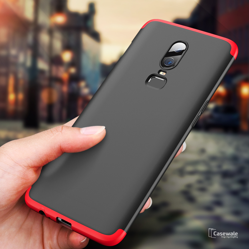 360 Full Body Protection Hard Matte Case for OnePlus 6 [100% Original GKK]