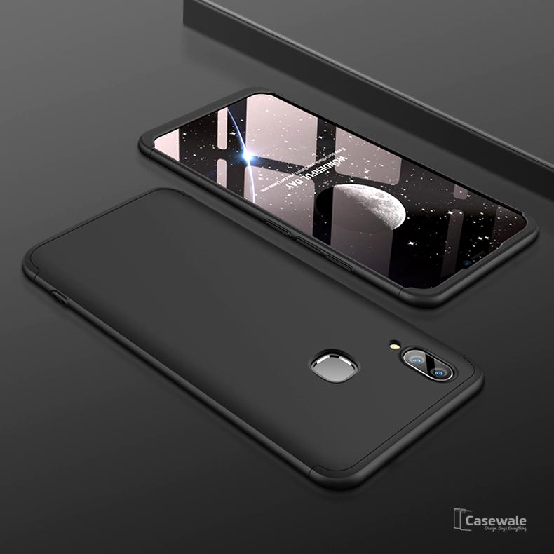 360 Full Body Protection Hard Matte Case For Vivo V9