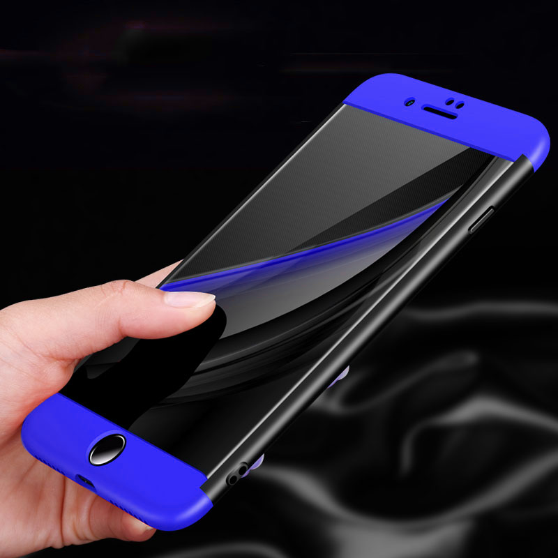 360 Protection Hard Phone Case for Apple iPhone 8, 8 Plus