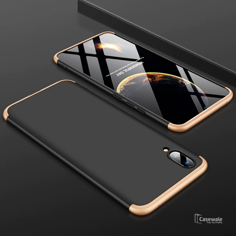 360 Full Body Protection Hard Matte Case For Vivo V11 Pro